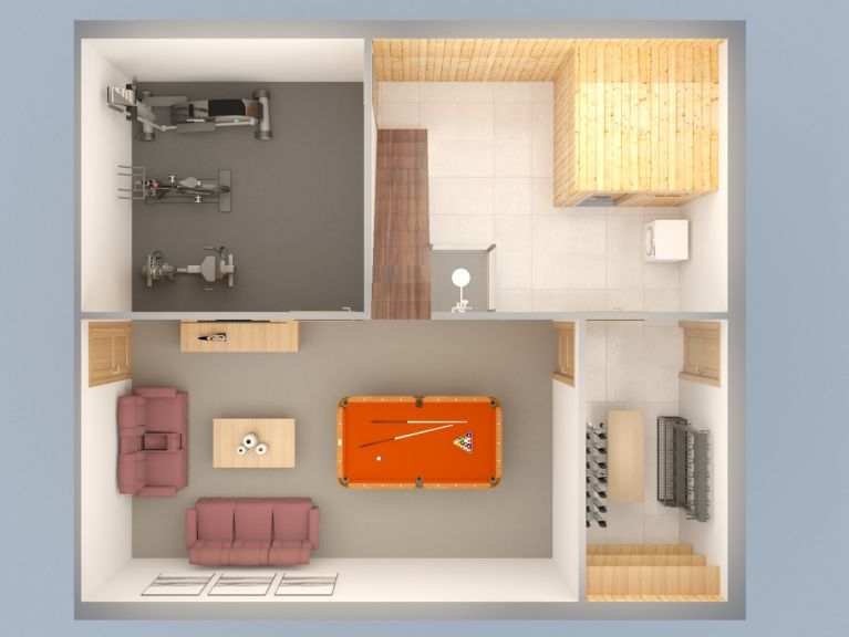 Ferienhaus Lacuzon mit privater Sauna