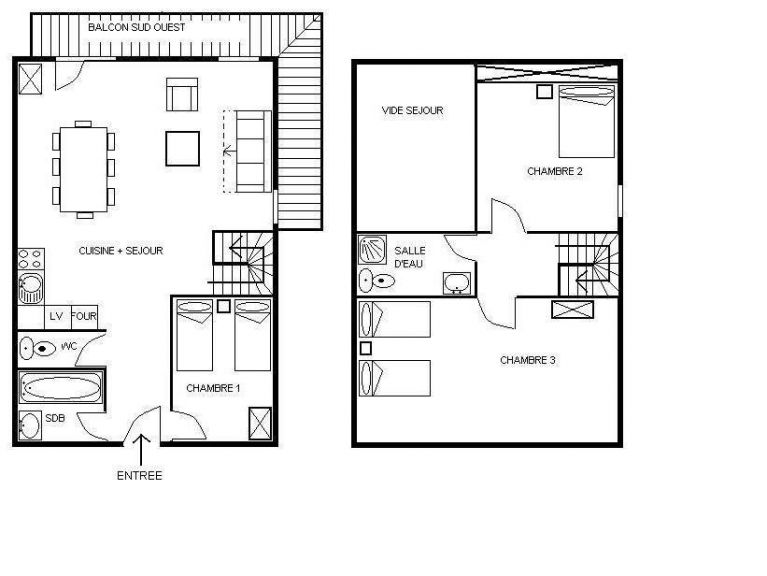 Ferienwohnung Résidence Les Cristaux Ferienwohnung 7