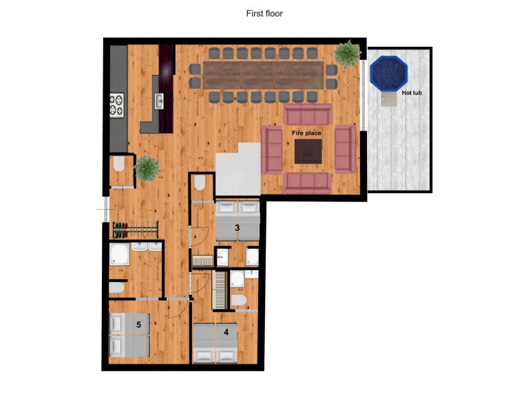 Ferienhaus In de Wolken Catering-Service inklusive, mit Sauna und Whirlpool