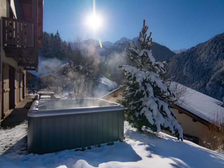 Ferienhaus Le Chazalet Sauna, Außenwhirlpool und Catering-Service inklusive + Le Petit Chazalet