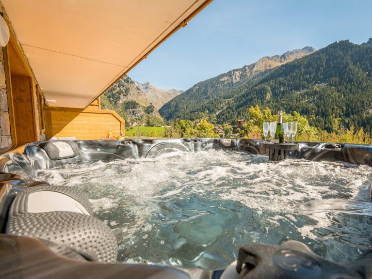 Ferienwohnung Résidence Les Nouveaux Alpages mit privatem Whirlpool