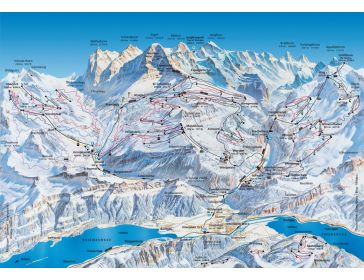 Pistenplan Jungfrau Region