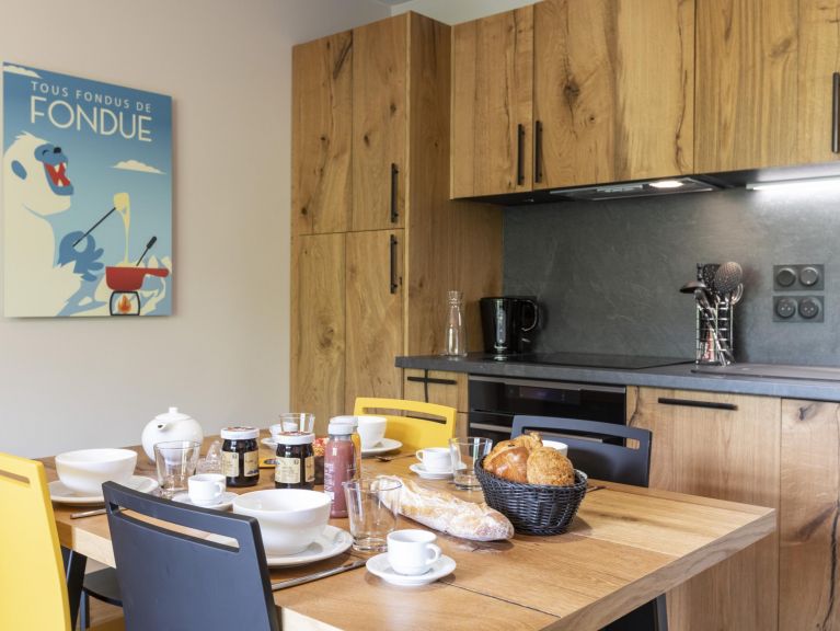 Ferienwohnung Club MMV Samoëns Village Bergblick