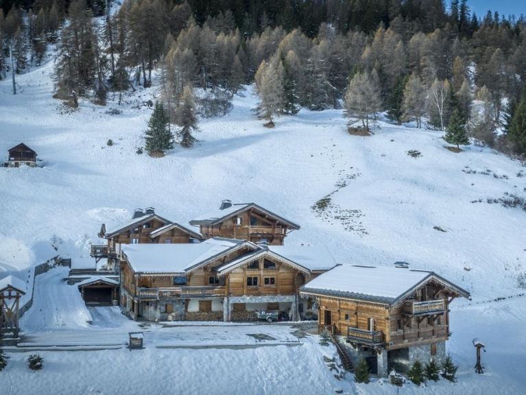 Ferienhaus du Cocoon Pierra Menta 1 mit Sauna und gemeinsamem Außenwhirlpool