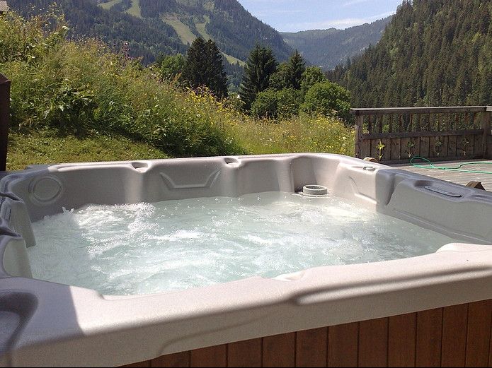 Ferienhaus Les 2 Vallees mit Außenwhirlpool und Sauna