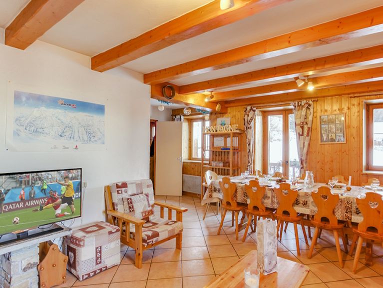 Ferienhaus Les Gentianes mit privat Sauna