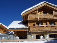 Ferienhaus Le Renard Lodge mit privatem Pool und Sauna-11