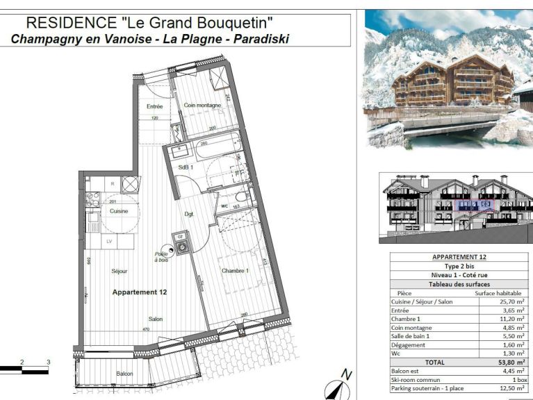 Ferienwohnung Residence Le Grand Bouquetin