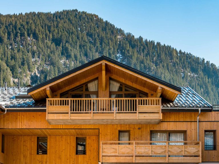 Ferienwohnung Residence Les Terrasses de la Vanoise Paradiski Terrasse