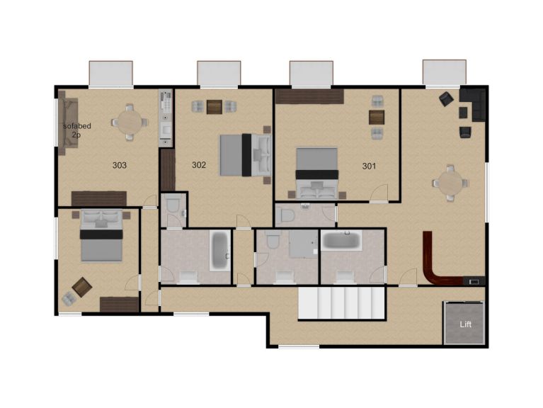 Ferienhaus Tirolerhof Apart Catering-Service inklusive