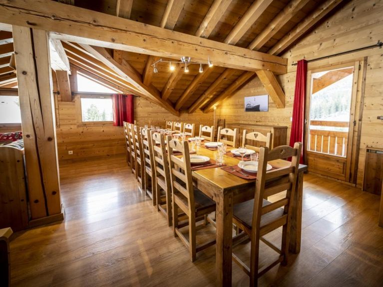 Ferienhaus du Cocoon Pierra Menta 2 mit Sauna und gemeinsamem Außenwhirlpool