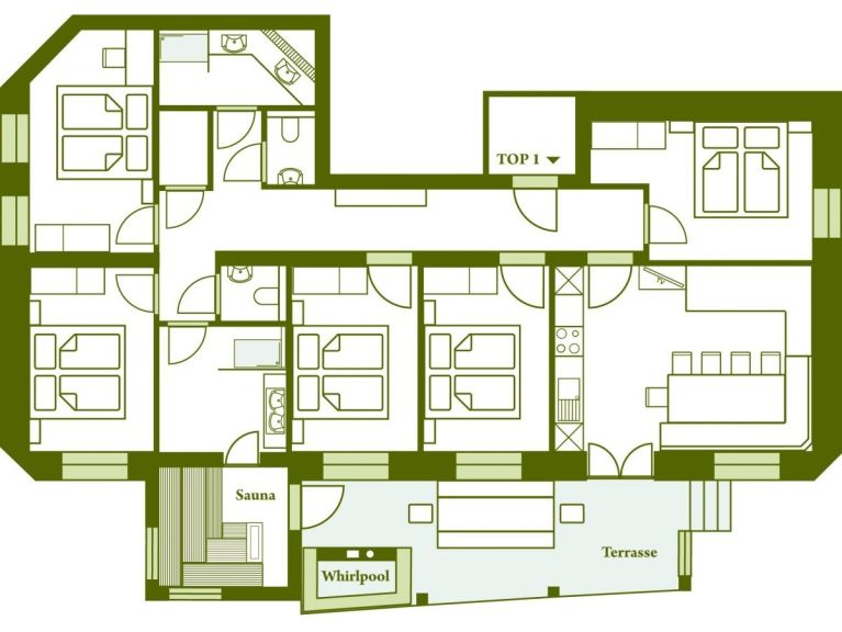 Ferienwohnung Bachgut Luxus Suite Typ A