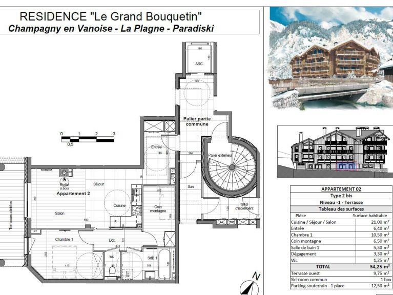 Ferienwohnung Residence Le Grand Bouquetin