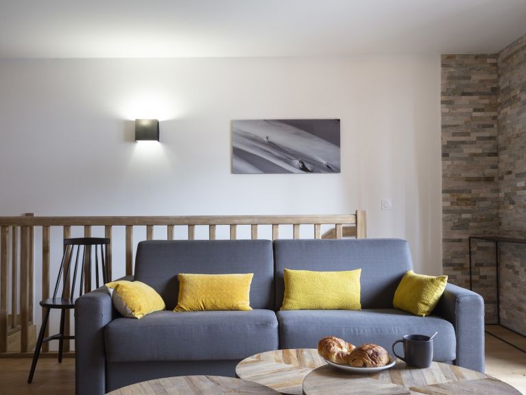 Ferienwohnung Le Diamant des neiges Bergblick