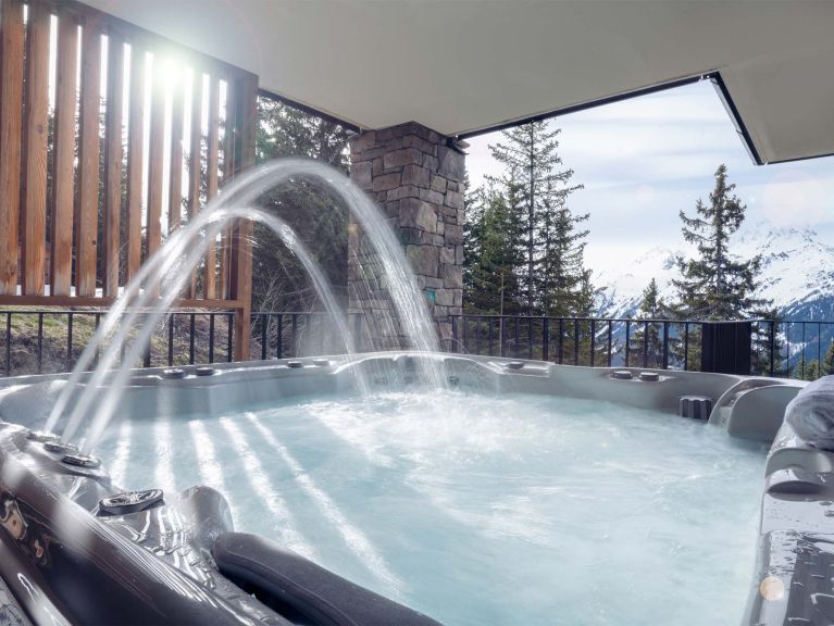 Ferienwohnung Résidence L'Orée du Bois mit Außenwhirlpool