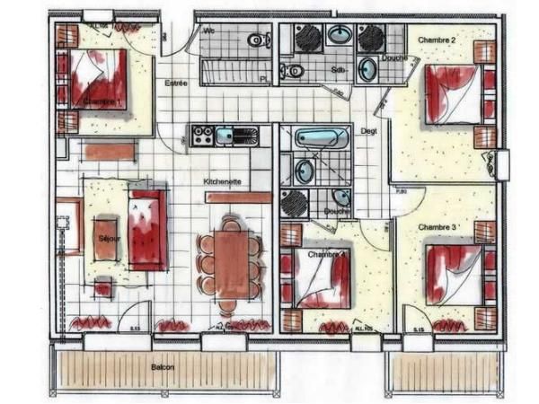 Ferienwohnung Des Neiges