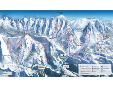 Pistenplan Massif des Aravis