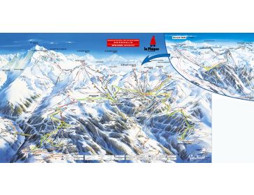 Pistenplan Paradiski - La Plagne