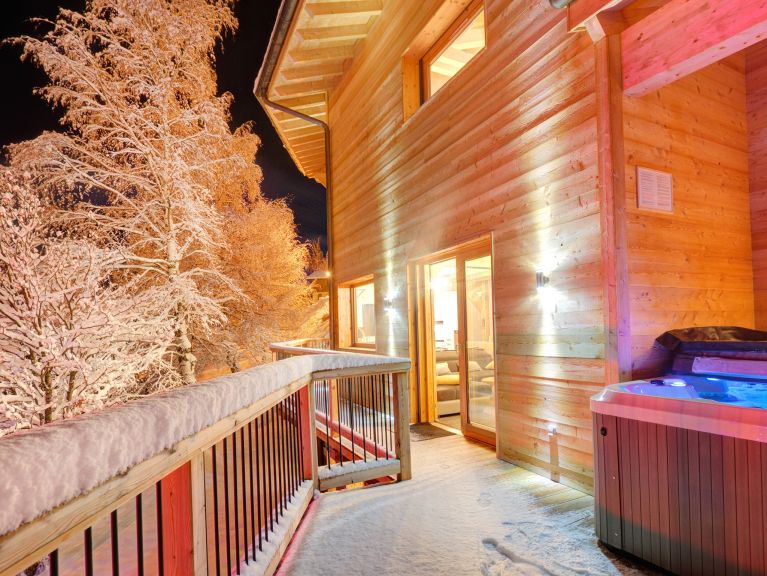 Ferienhaus Paradise Star mit Sauna und Außenwhirlpool
