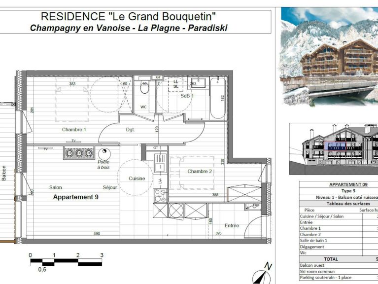 Ferienwohnung Residence Le Grand Bouquetin