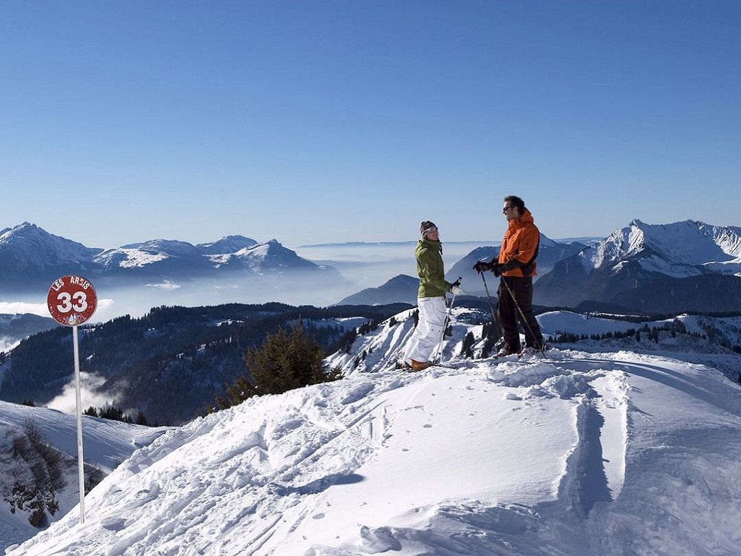Großes Skigebiet Les Trois Vallées