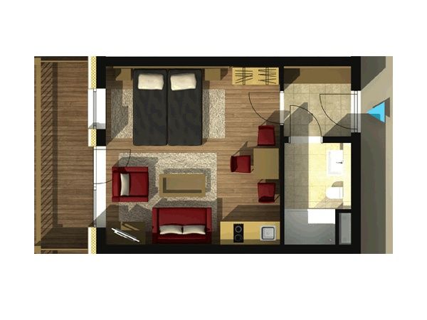 Ferienwohnung Sissipark Schönberg-Lachtal Studio