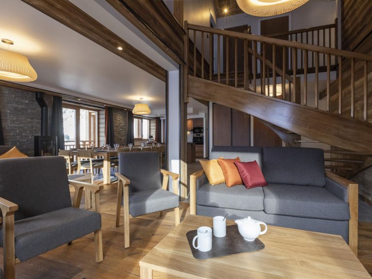 Ferienwohnung Les Balcons Platinium Val Cenis mit privater Sauna