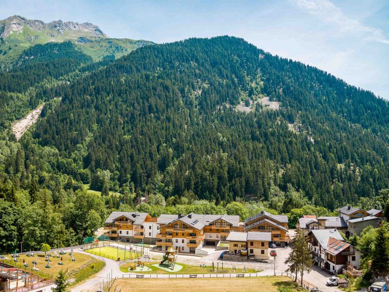 Ferienwohnung Residence Les Terrasses de la Vanoise Paradiski Terrasse