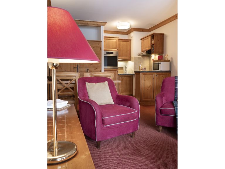 Ferienwohnung Arc 1950 Le Village Zugang zum Innenpool