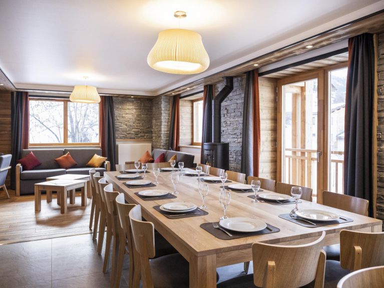 Ferienwohnung Les Balcons Platinium Val Cenis mit privater Sauna