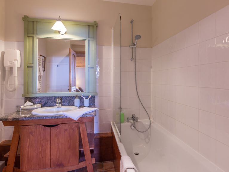 Ferienwohnung Arc 1950 Le Village Zugang zum Innenpool