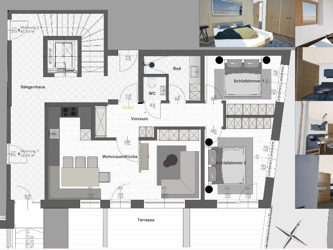 Ferienwohnung B Living zondag t/m zondag Suite