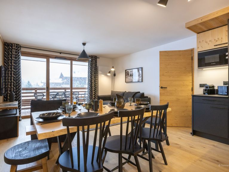 Ferienwohnung Le Flocon Blanc Bergblick