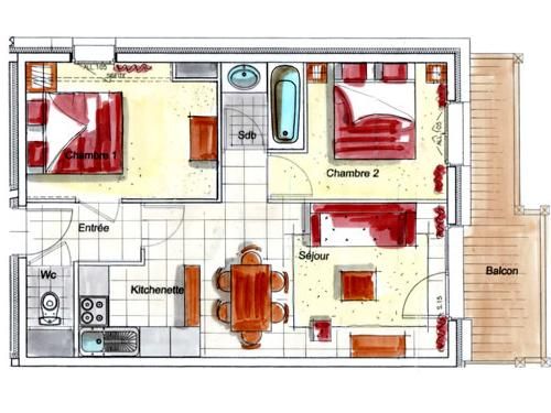 Ferienwohnung Des Neiges