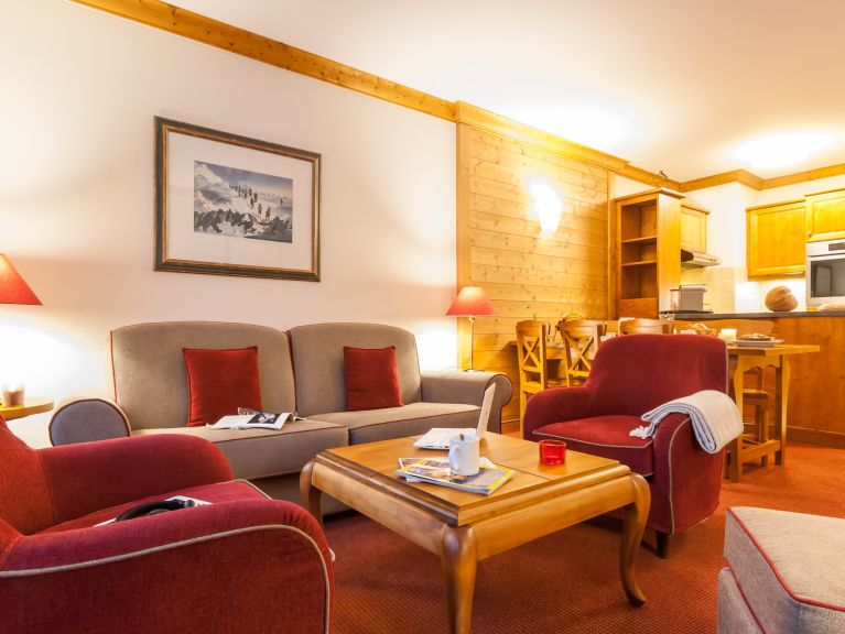 Ferienwohnung Arc 1950 Le Village Zugang zum Innenpool