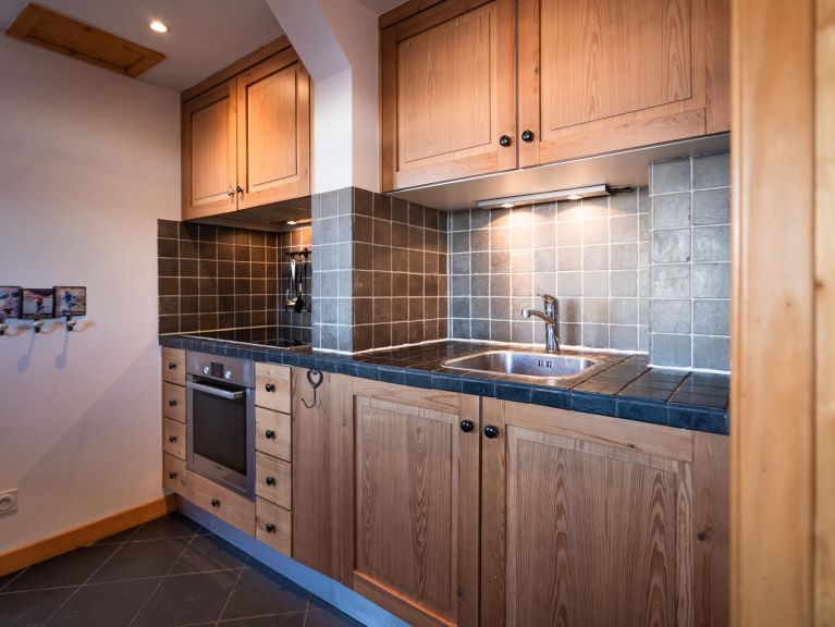 Ferienhaus De Vallandry Le Dahu mit Sauna