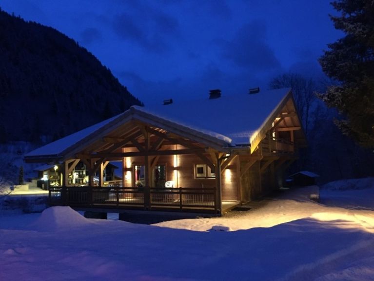 Ferienhaus Haute Cime mit Außenwhirlpool und Sauna