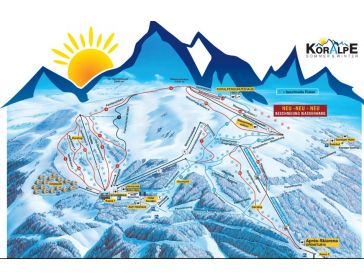 Pistenplan Koralpe (Lavanttal)