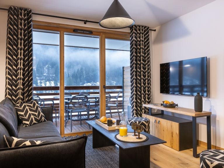 Ferienwohnung Le Flocon Blanc Bergblick