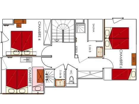 Ferienwohnung Dame Blanche mit Sauna