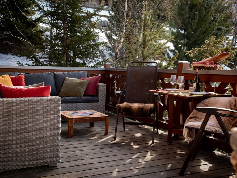 Ferienhaus Le Hameau des Marmottes mit Familienzimmer und Sauna