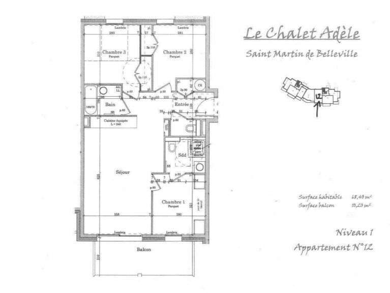 Ferienwohnung Adele 68 m²