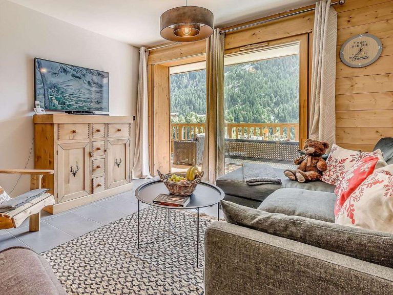 Ferienwohnung Résidence Les Nouveaux Alpages mit privatem Whirlpool
