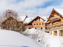 Chalet auf der Piste