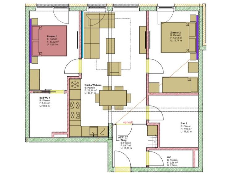 Ferienwohnung Residenz Illyrica Tirol Penthouse
