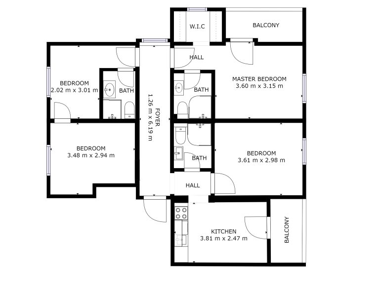 Ferienhaus Edelweiss am See Kombination, 6 Fewos. inklusive Gemeinschaftsküche/Esszimmer