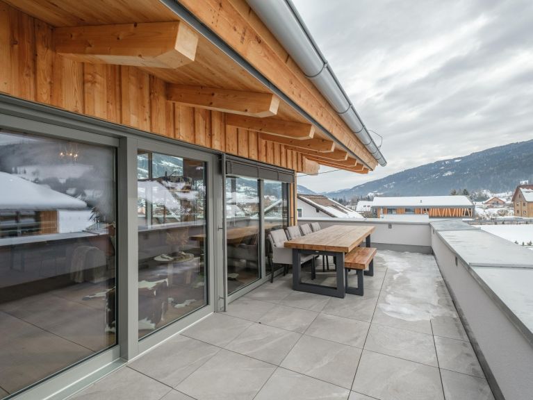 Ferienwohnung Am Kreischberg Penthouse mit Kamin und eigener Sauna