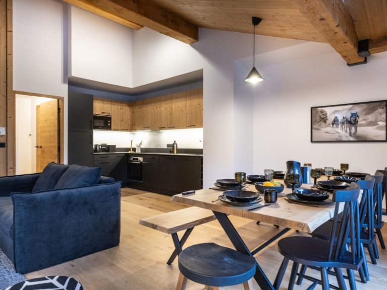Ferienwohnung Le Flocon Blanc Bergblick