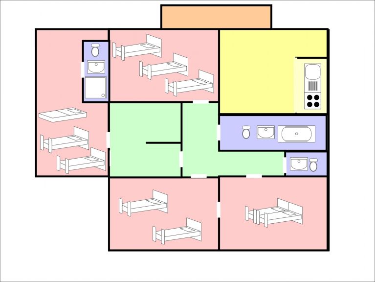 Ferienwohnung de Savoie Nr. 3, 77m²