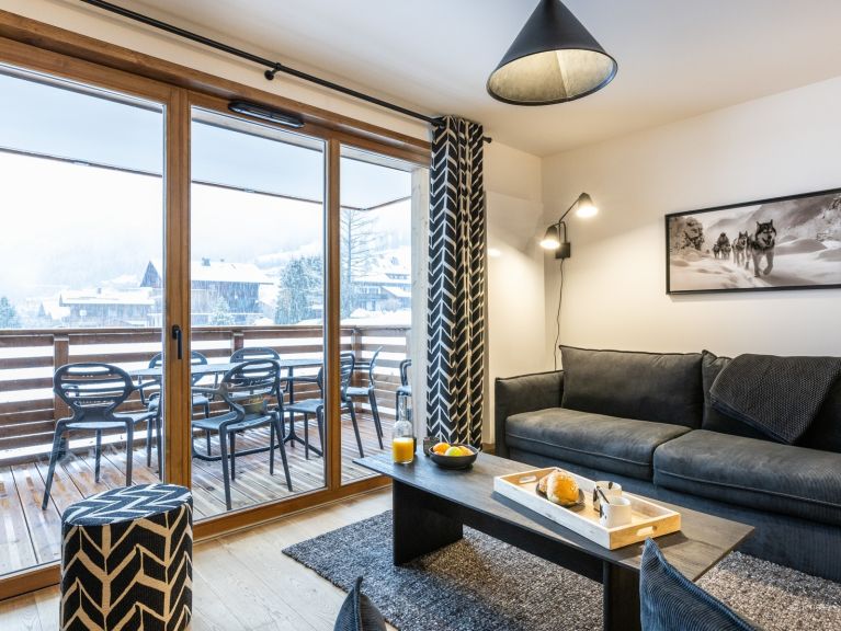 Ferienwohnung Le Flocon Blanc Bergblick